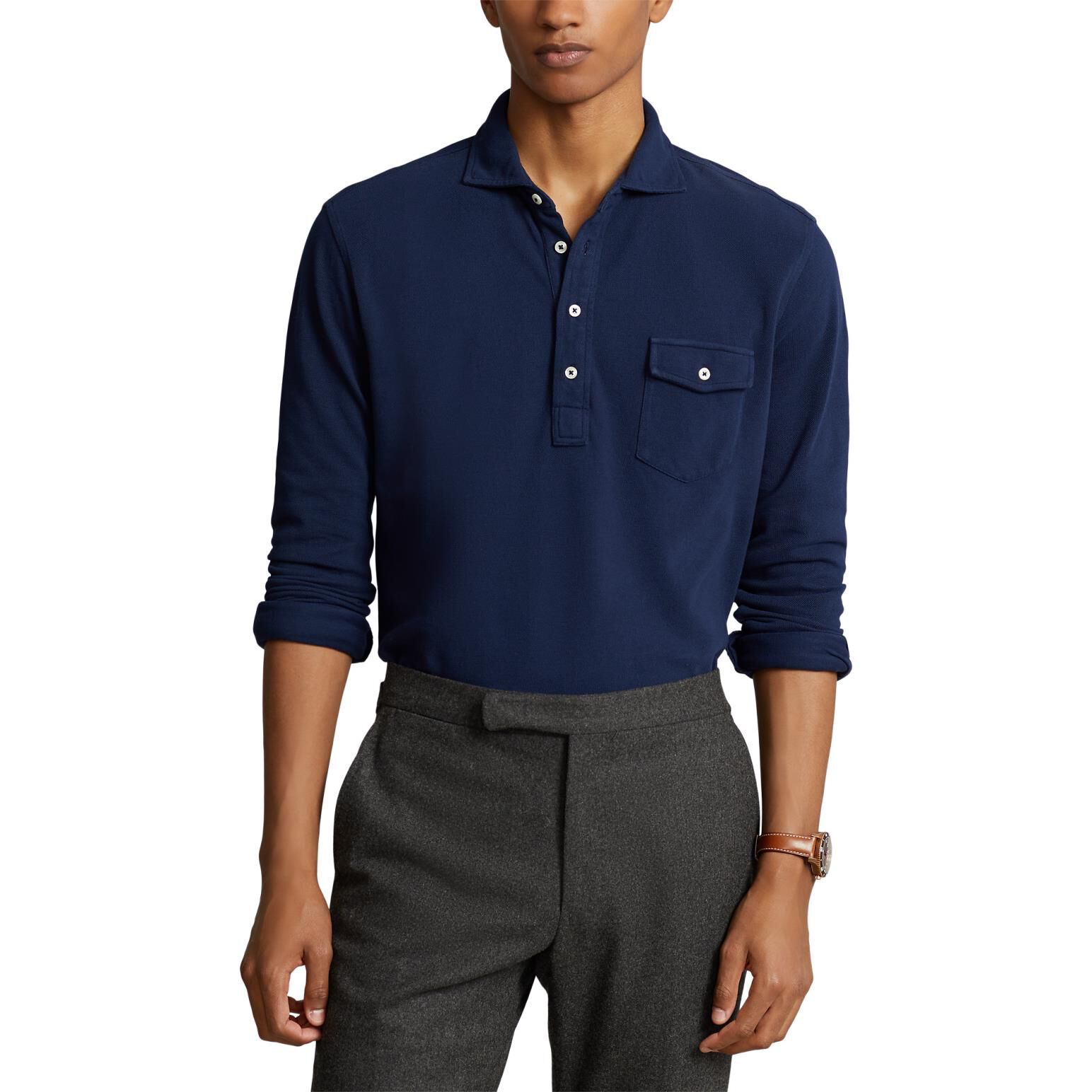 Polo Ralph Lauren Classic Fit Mesh Polo Shirt Ballantynes Department Store